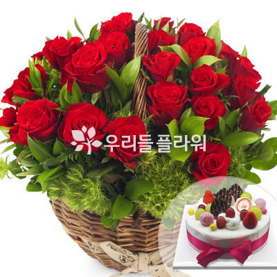 우리함께+케익