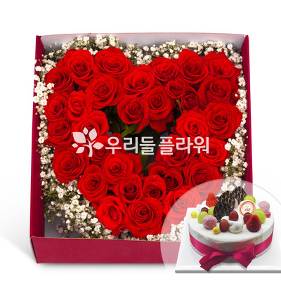 하트+케익증정+사탕
