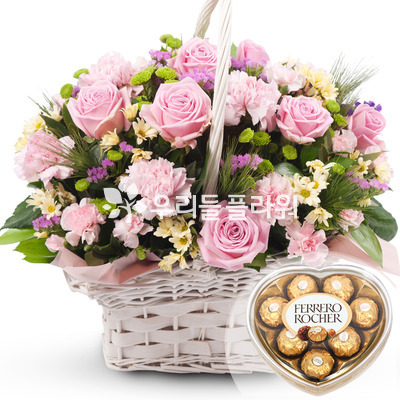 꽃바구니 5+쵸코렛