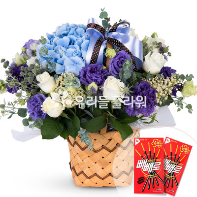 꽃바구니+빼빼로2개 v1