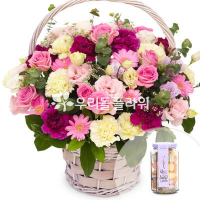혼합장미+사탕증정