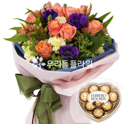 꽃다발18+쵸코렛