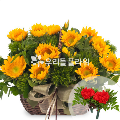 해바라기바구니(소)