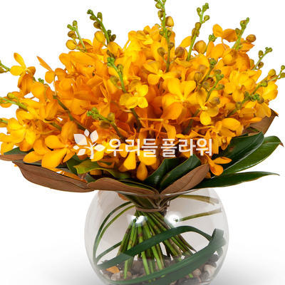 노랑모카라화병