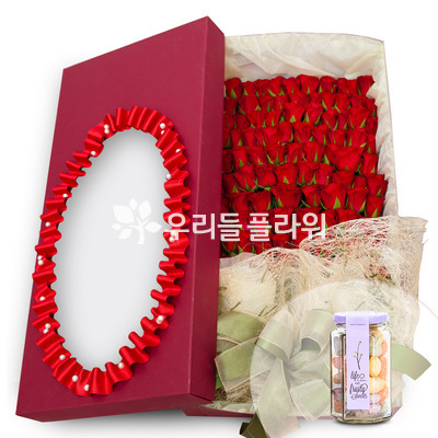 그대와 영원히 장미100/사탕